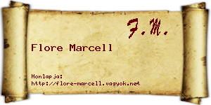 Flore Marcell névjegykártya